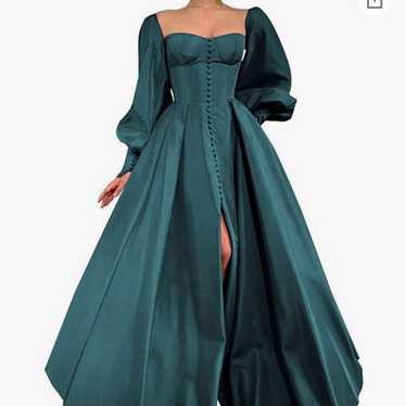 Used Teal gown - image 1