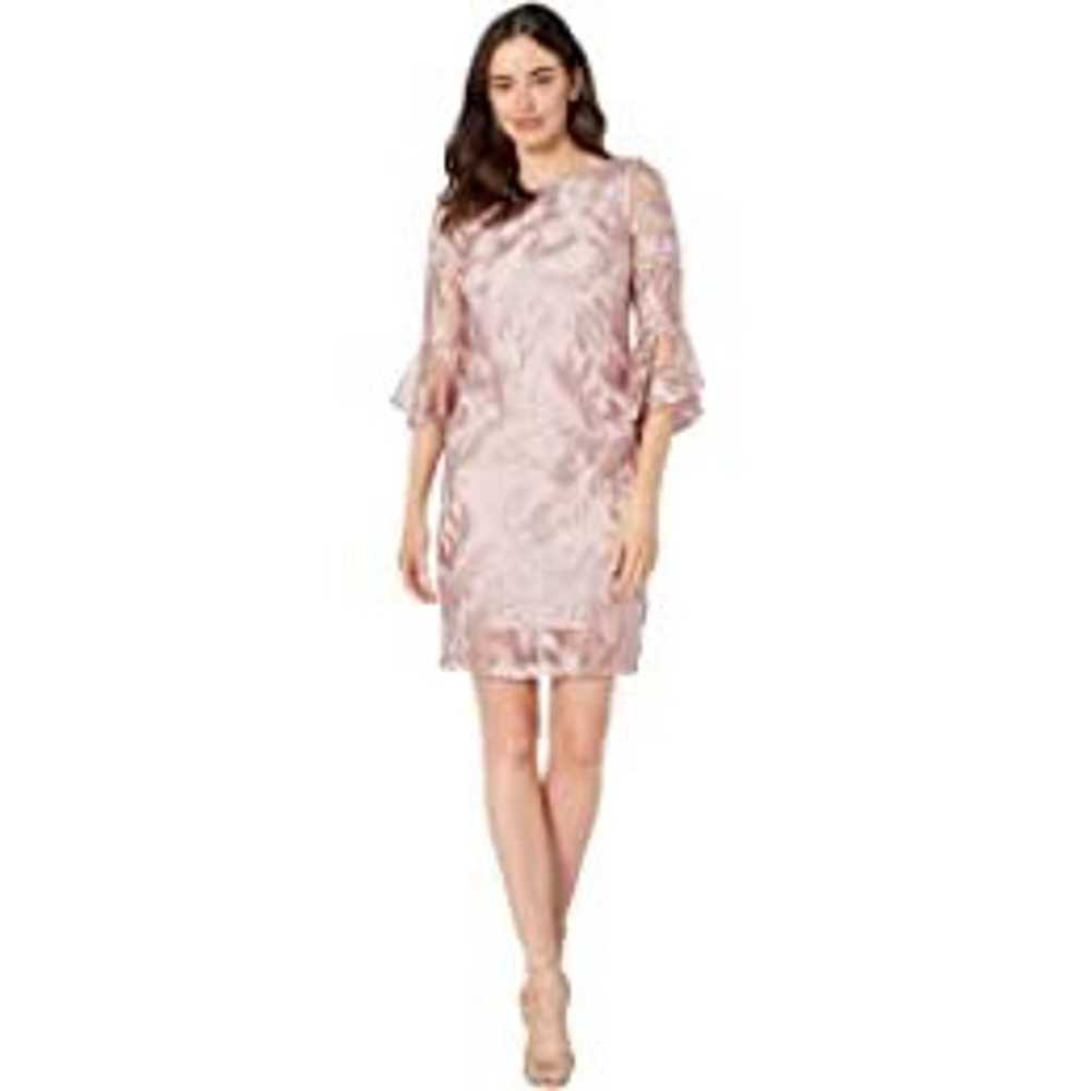 Marina Floral Stretch Lace Bell Sleeve S - image 1