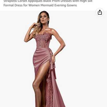 Dusty Rose Gown - image 1