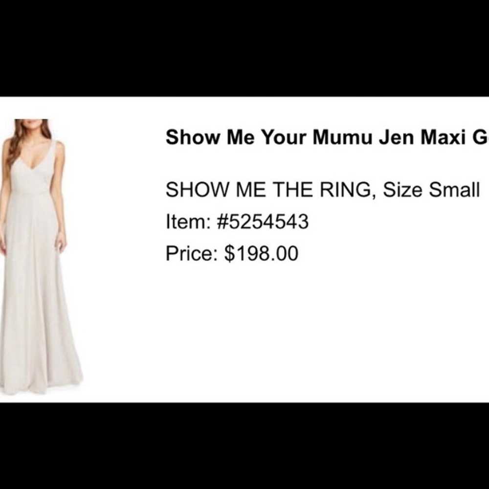 Show me your mumu Jenn maxi bridesmaids - image 1