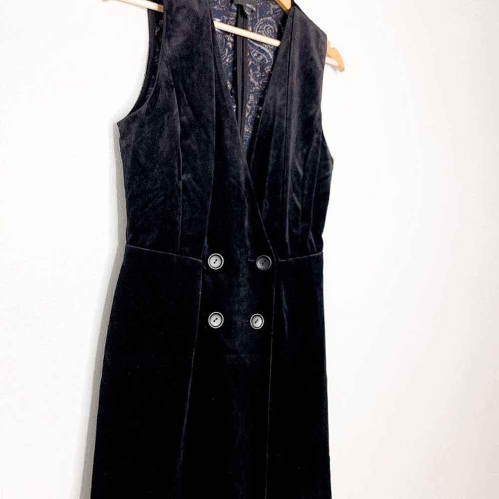 Greylin Thompson Velvet Tuxedo Mini Dress Womens … - image 7
