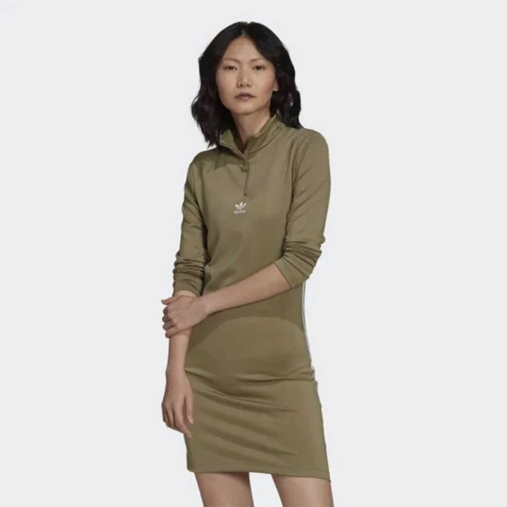 Adidas long Sleeve Quarter Zip Dress - image 2