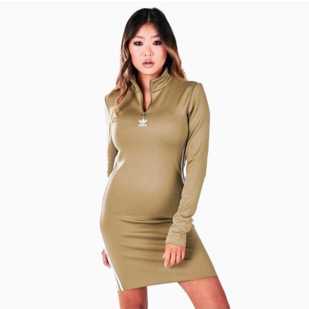 Adidas long Sleeve Quarter Zip Dress - image 3