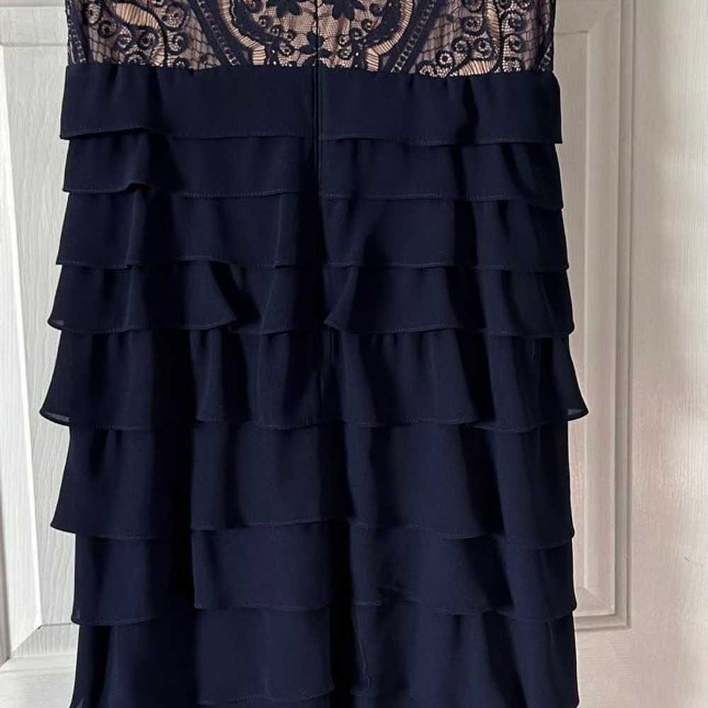 Adrianna Papell Navy Gown - image 3