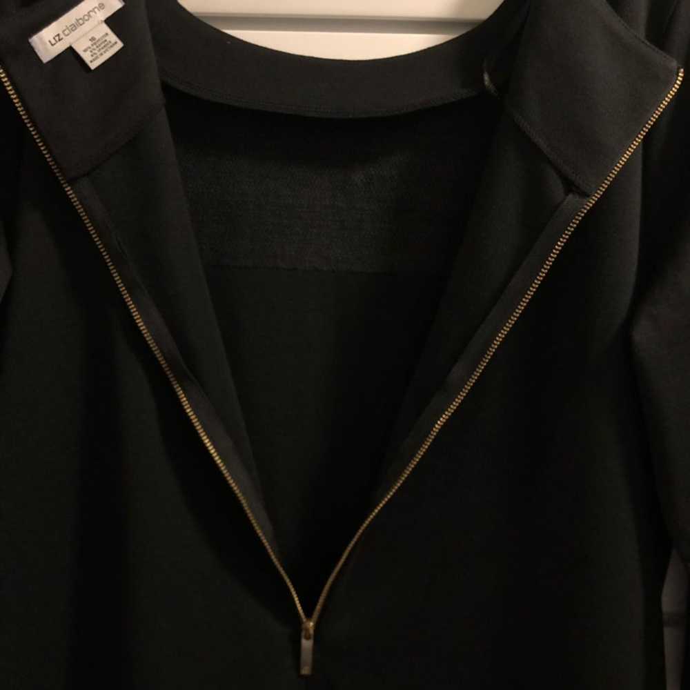 Liz Claiborne Black Knit Sequin Dress - image 6