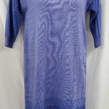 Vintage Sandy D'Andrade Knit Lilac Dress - image 1