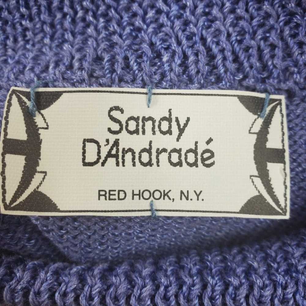 Vintage Sandy D'Andrade Knit Lilac Dress - image 3