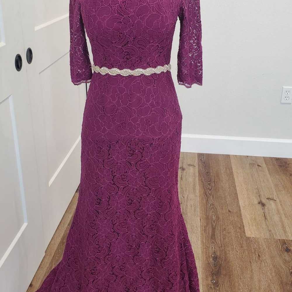 Laces long dress purple sz 2 - image 9