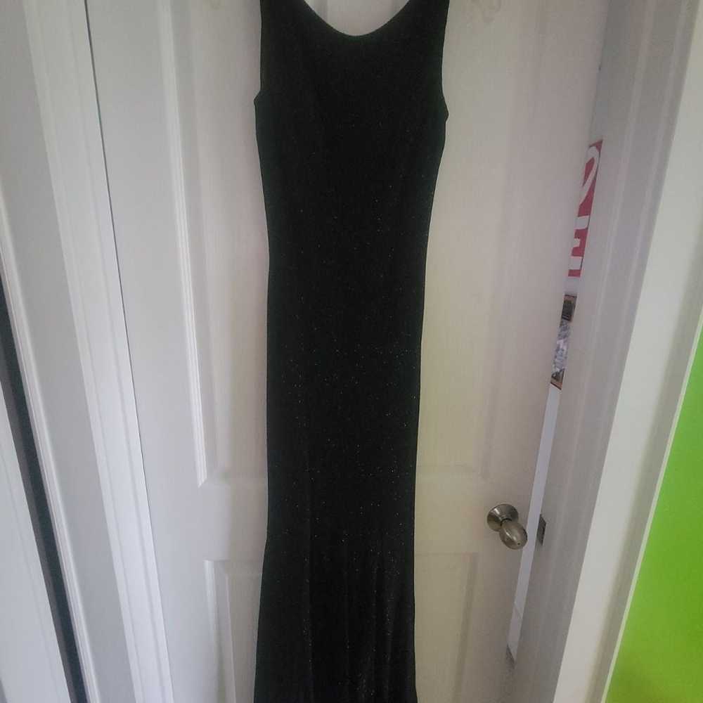 Jessica McClintock black prom dress size 2 - image 1