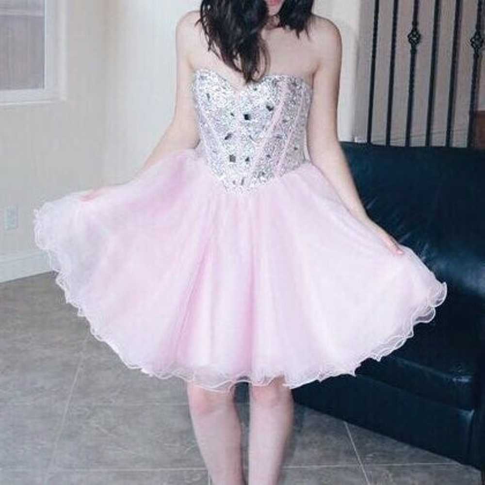 Pink Sequined Formal/homecoming/prom Dre - image 3