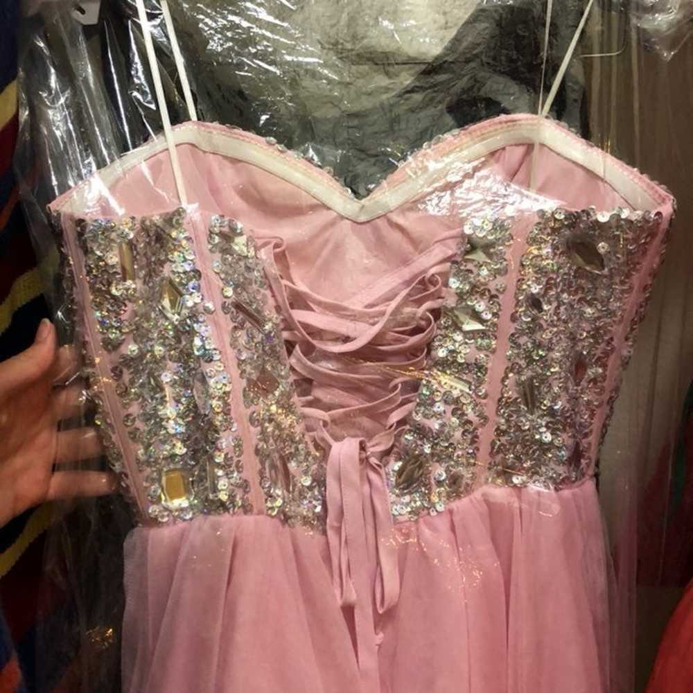 Pink Sequined Formal/homecoming/prom Dre - image 4