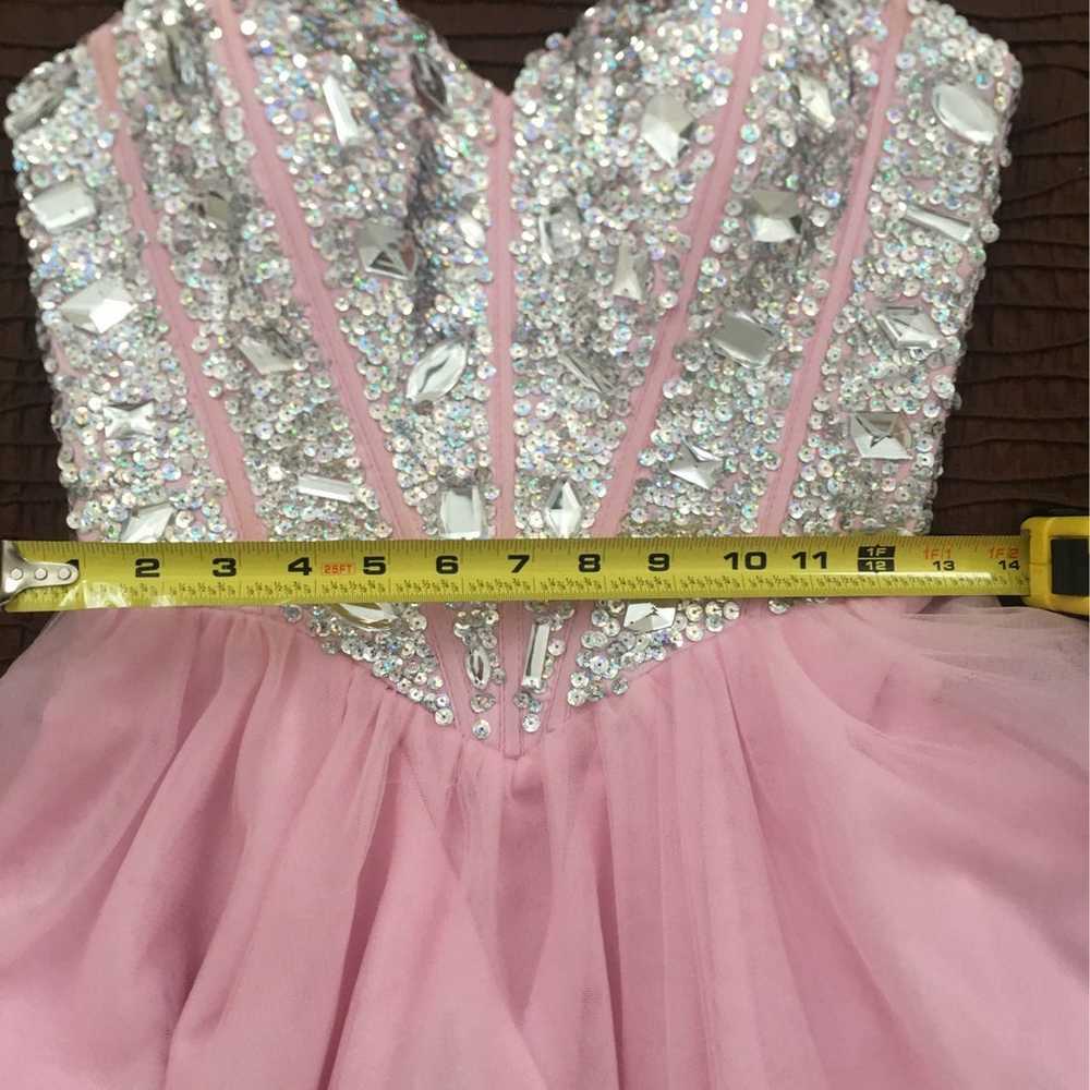 Pink Sequined Formal/homecoming/prom Dre - image 6