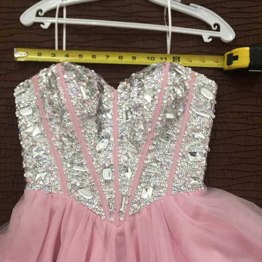 Pink Sequined Formal/homecoming/prom Dre - image 7