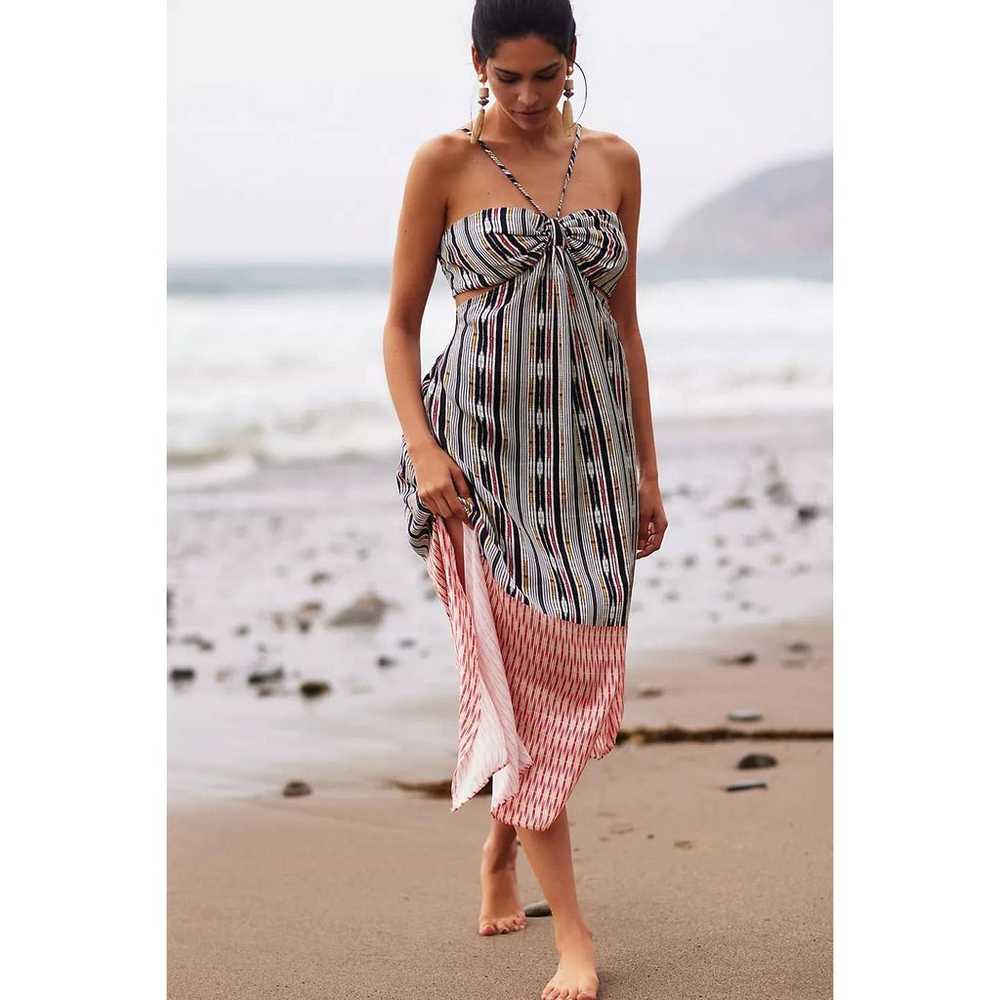 New Anthropologie Bare Cutout Maxi Dress $118 SMA… - image 1