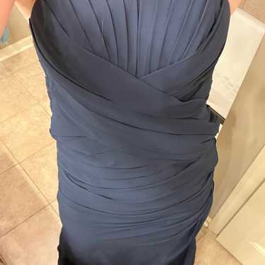 Sorella Vita Navy blue strapless dress - image 1