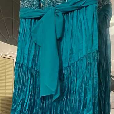 Blue sequin BCBGMaxAzria prom dress!