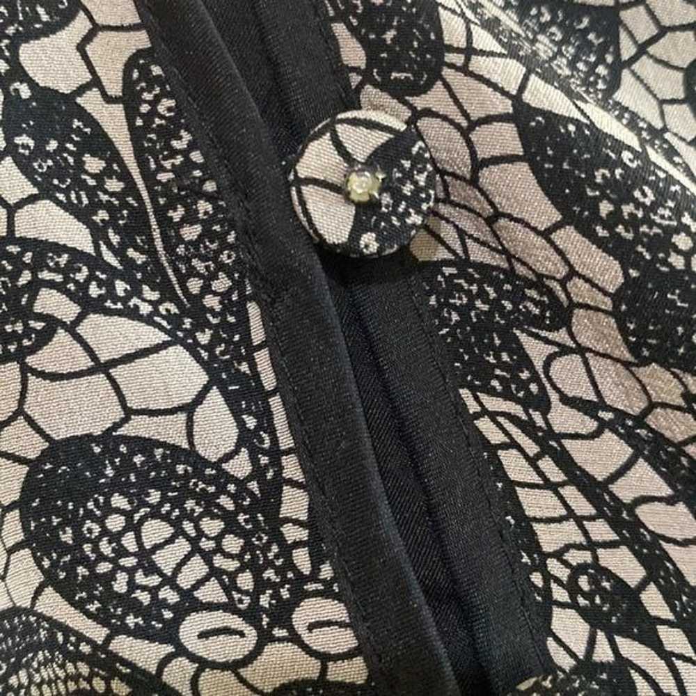 Rebecca Taylor Silk Lace Print Long Sleeve Dress … - image 6