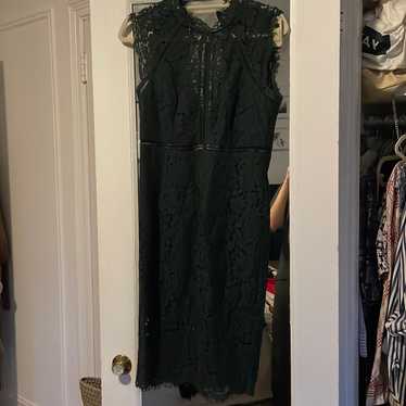 Bardot Green Lace Dress