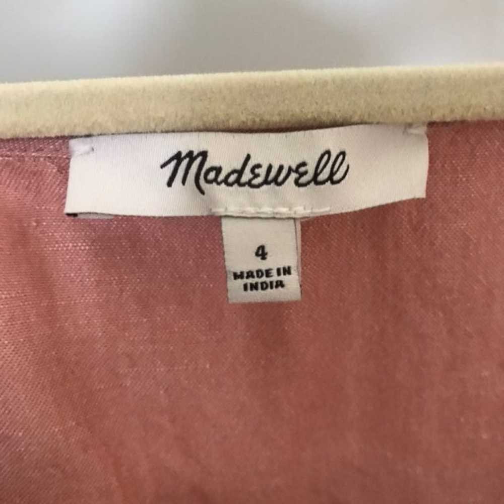 Madewell Button Waist Wrap Midi Dress - image 7
