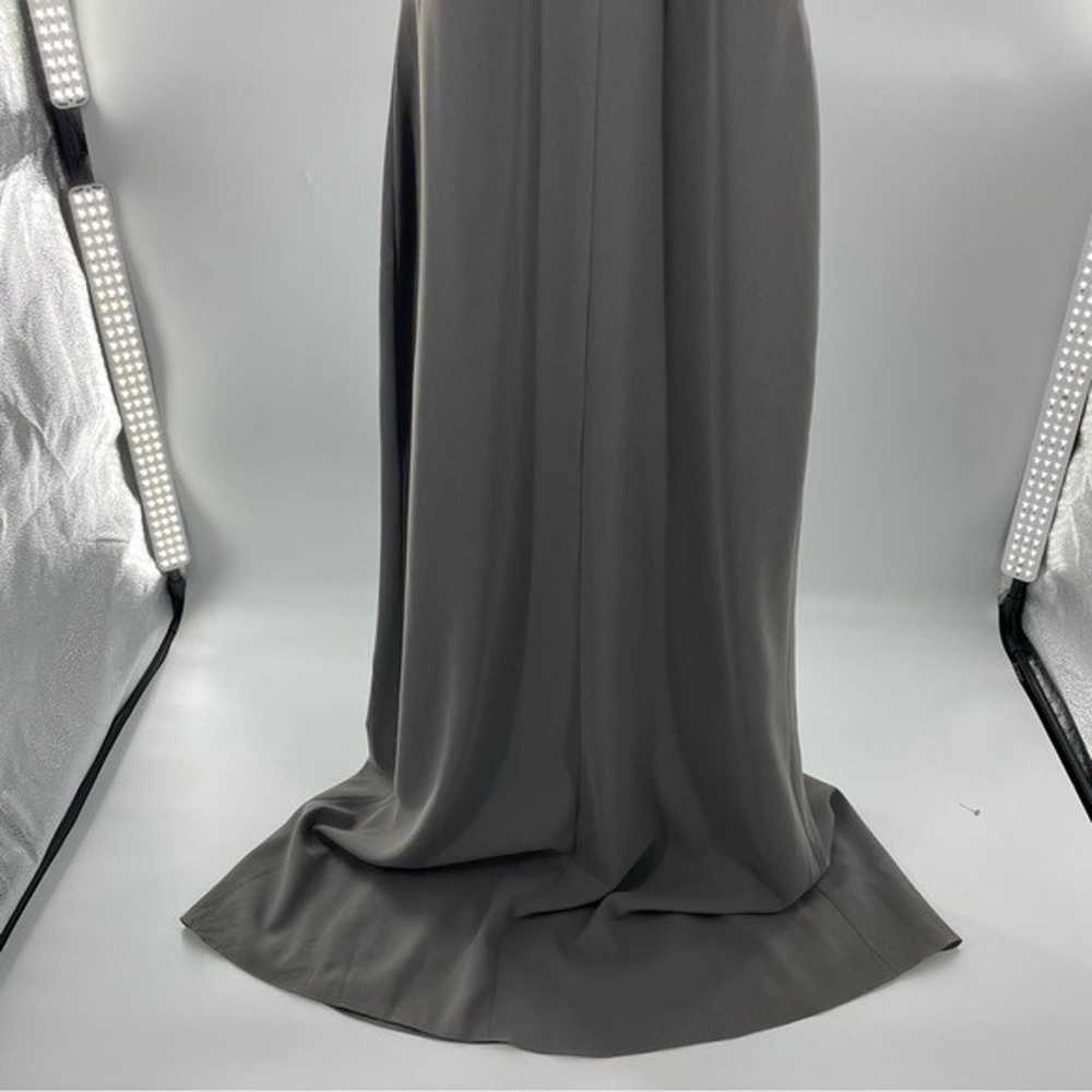Dessy Collection Style 4507 Grey High Neck Long M… - image 5
