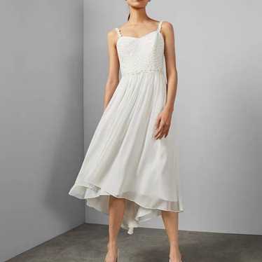 Ted Baker White Midi Dress - image 1
