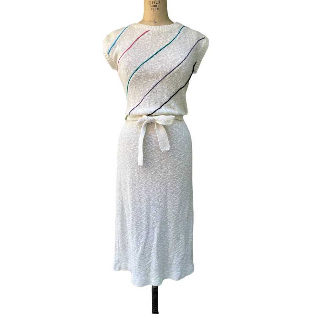 Berman International Vintage A-line Dress Cotton … - image 11