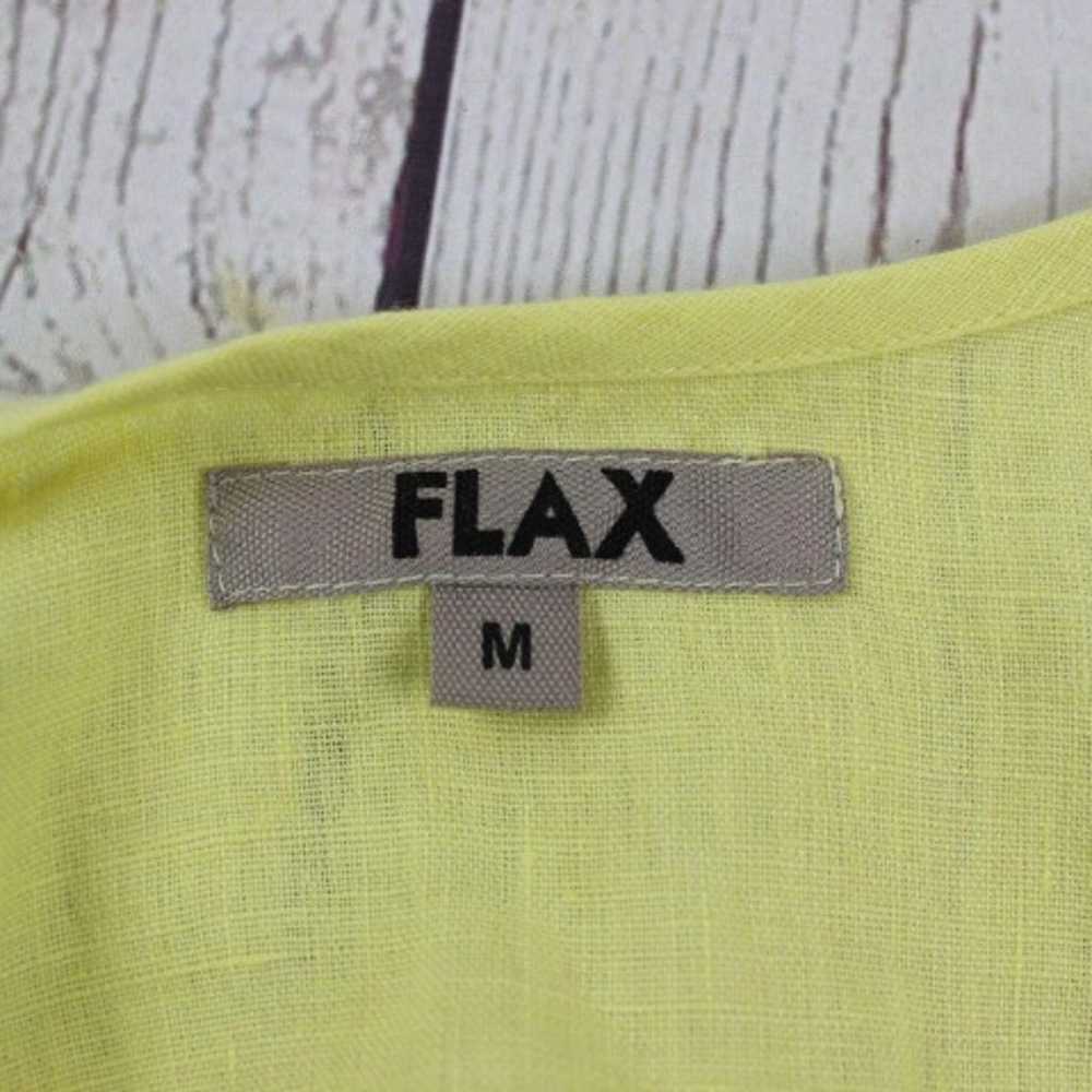 FLAX M Linen Lagenlook Dress Tunic - image 2