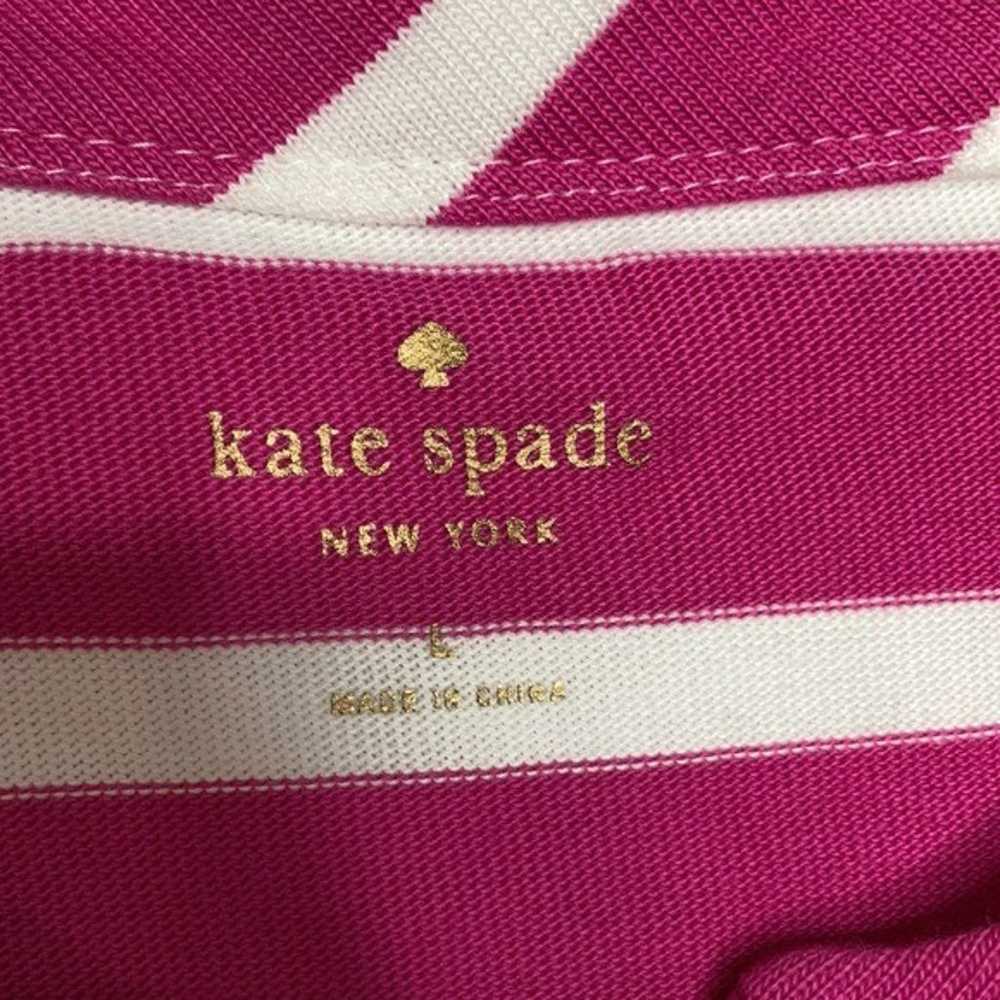 Kate Spade New York striped midi dress size large - image 3
