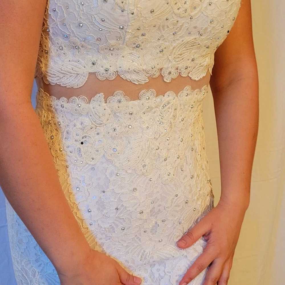 white lace dress - image 3