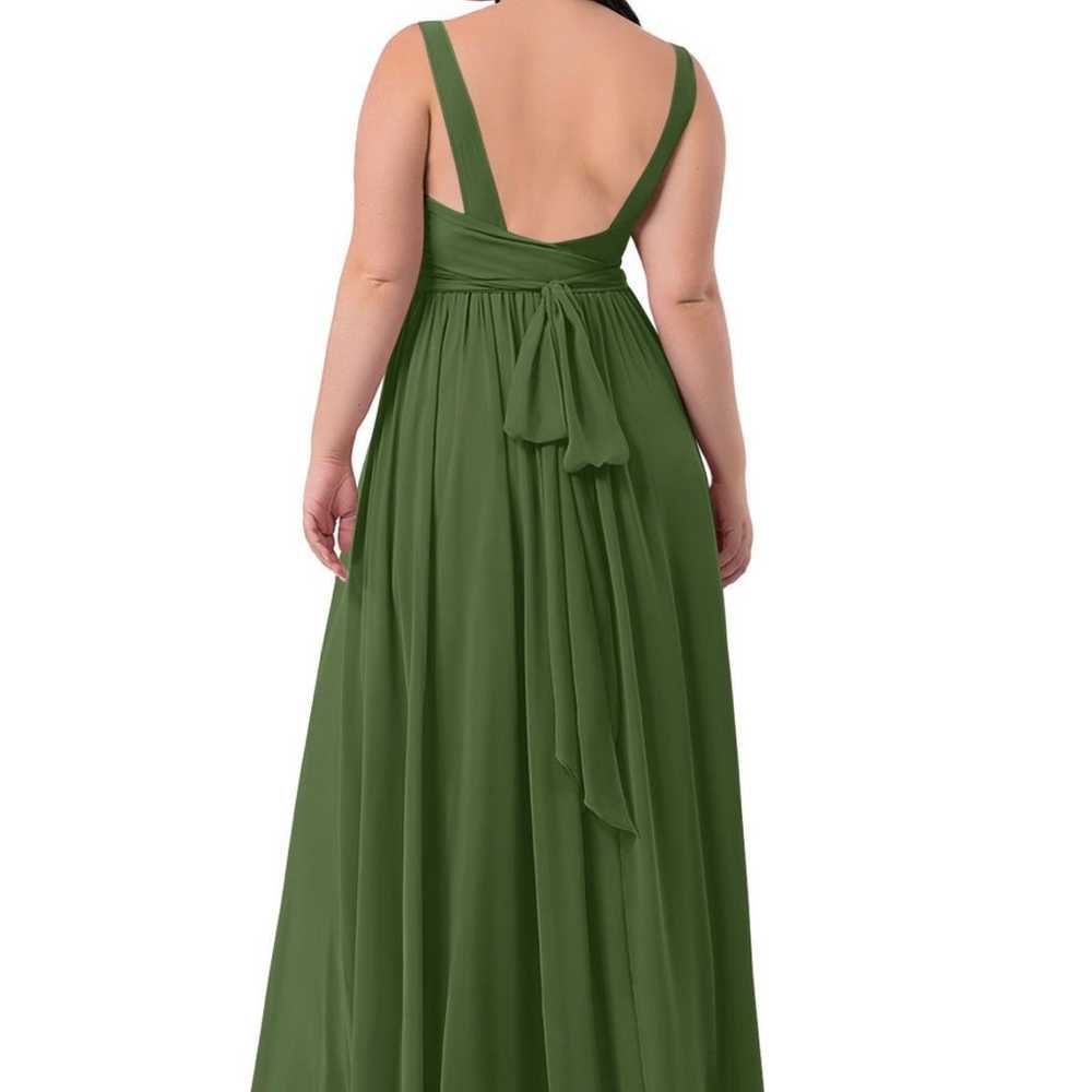 Olive Green Bridesmaid Dress - image 4