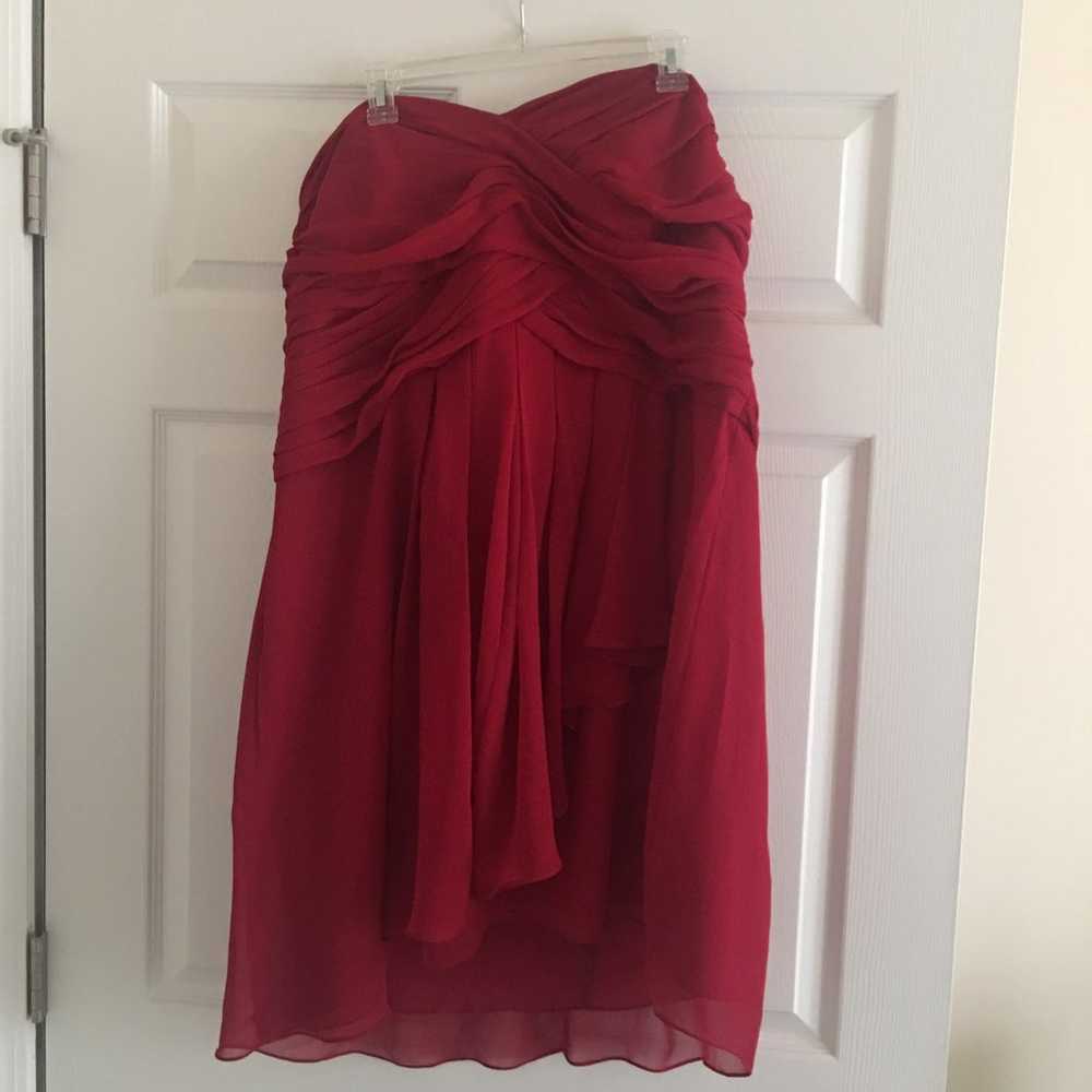 Size 22 Davids Bridal Strapless Dress - image 1