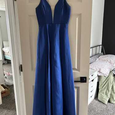 Royal blue prom dress - image 1