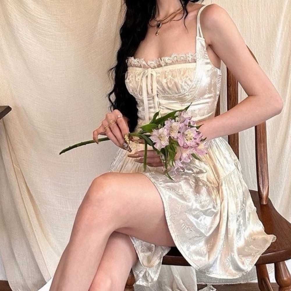Romantic vintage vibe Corset Dress - image 3