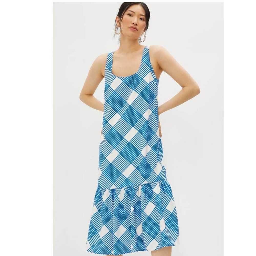 New Anthropologie Michaela Flounced Midi Dress $1… - image 1