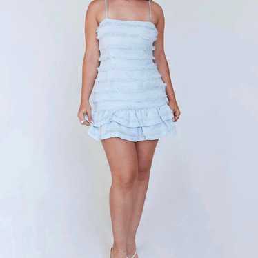 Princess Polly MOLINA MINI DRESS BLUE size 2 nwot - image 1