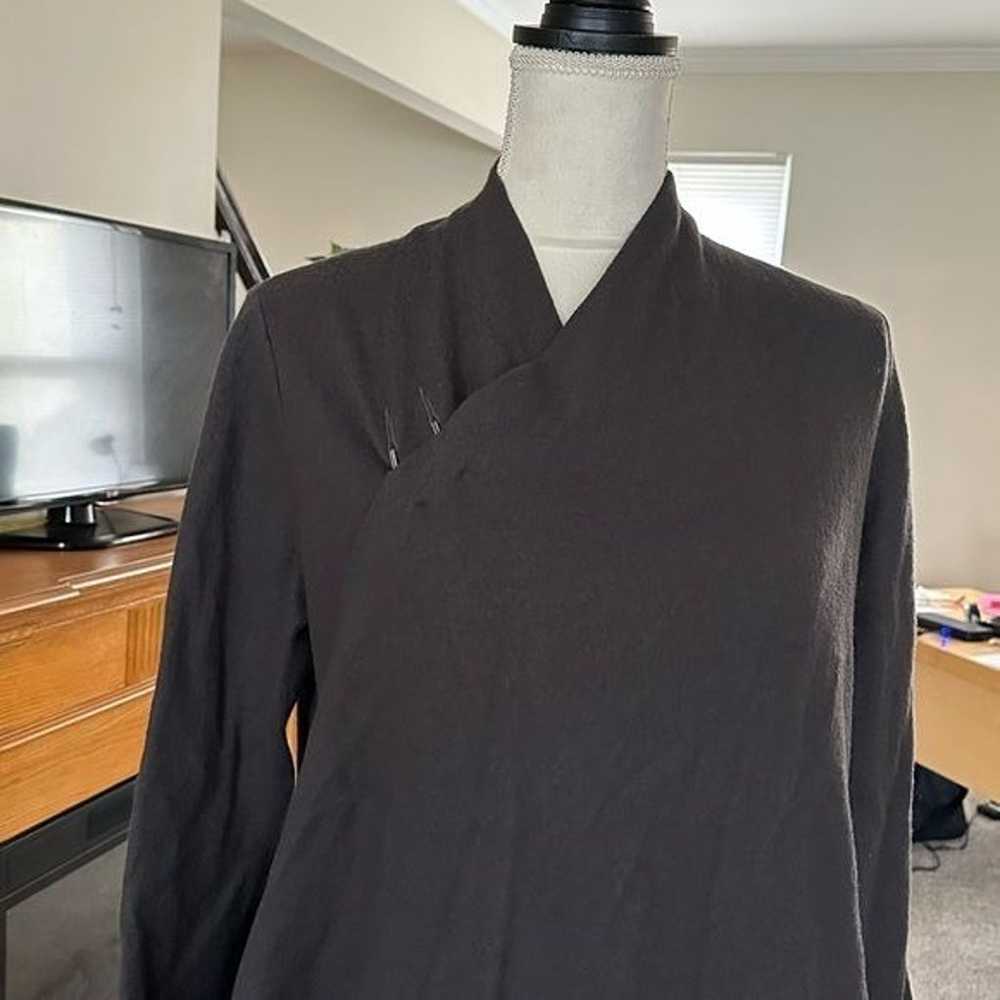 JNBY Grey Oversized Fit Long Sleeve Sweater Dress… - image 2
