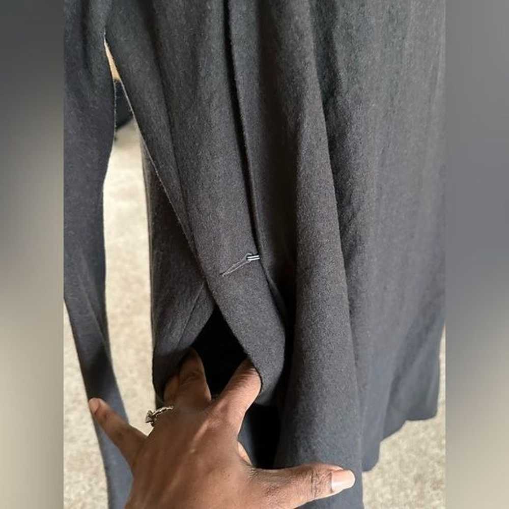JNBY Grey Oversized Fit Long Sleeve Sweater Dress… - image 3