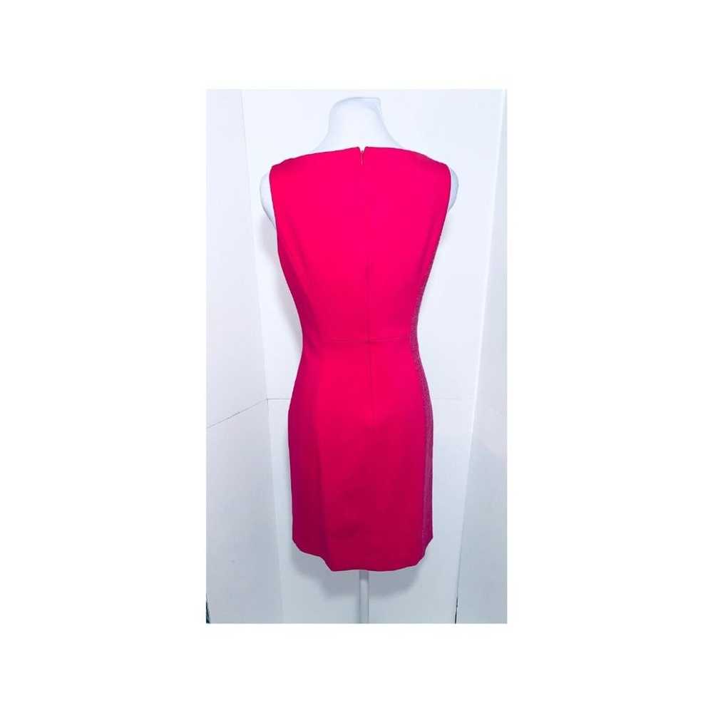 Elie Tahari 4 Hot Pink Tweed Dress Margie Asymmet… - image 4