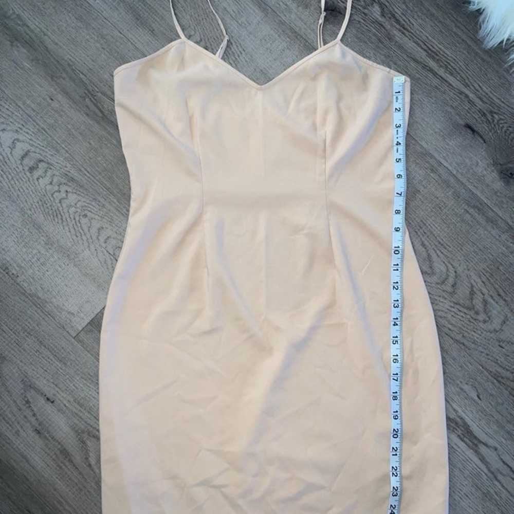 L’Agence Beige Slip Mini Dress Size 8 - image 5