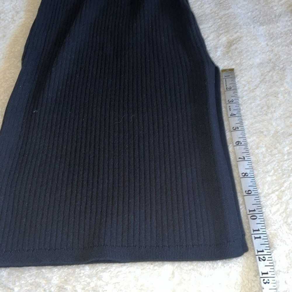 NWOT- Good American Black Belted Body Dress- Size… - image 9