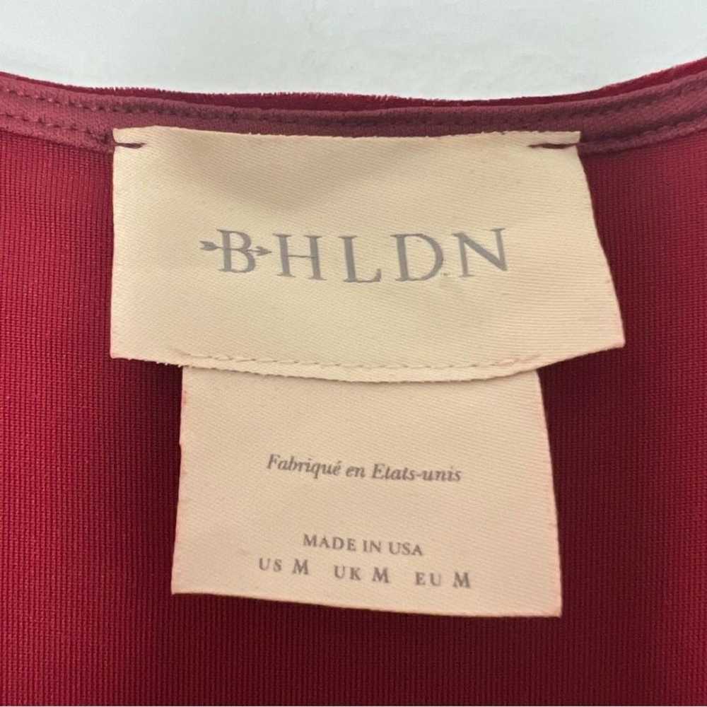 BHLDN Red Velvet Thrive Wrap Midi Dress - Medium - image 5