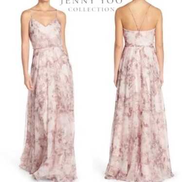 Gorgeous Jenny Yoo Inesse Bridesmaid Floral Waterc
