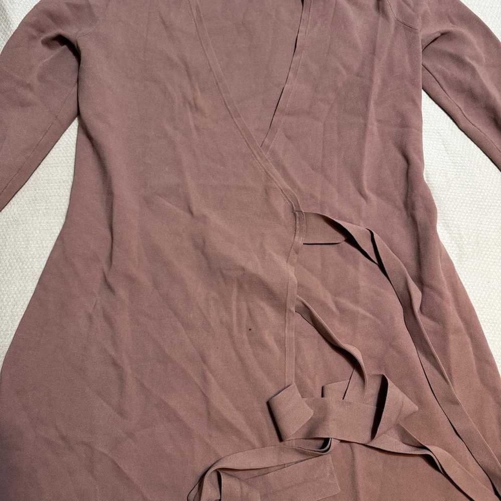 Diane Von Furstenberg Long-Sleeve V-neck Knit Wra… - image 3