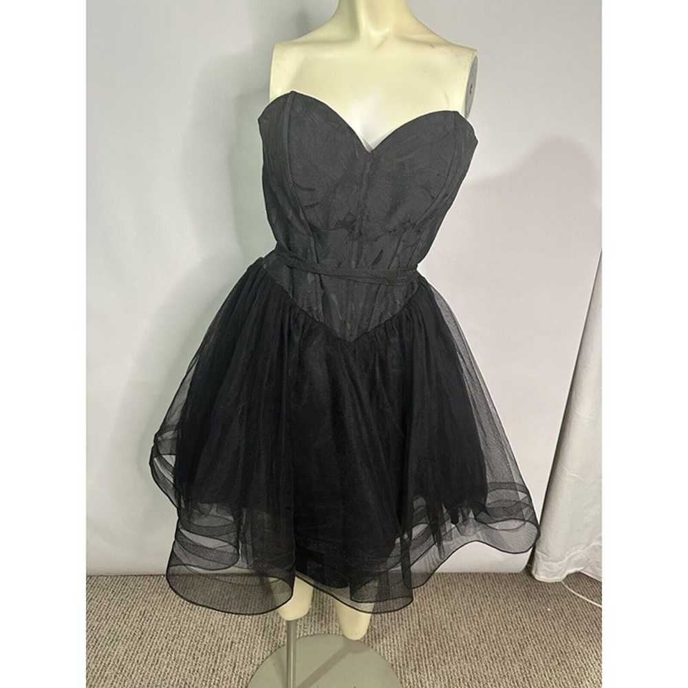 Alyce Paris Black corset short Homecoming Dress c… - image 12