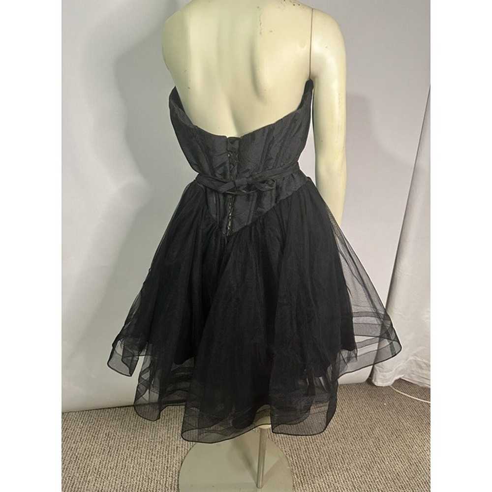 Alyce Paris Black corset short Homecoming Dress c… - image 3