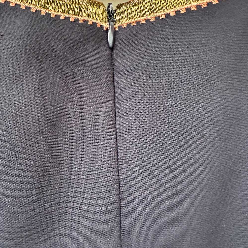 Foxiedox Hadiya Navy Embroidered Mini Dress - image 9