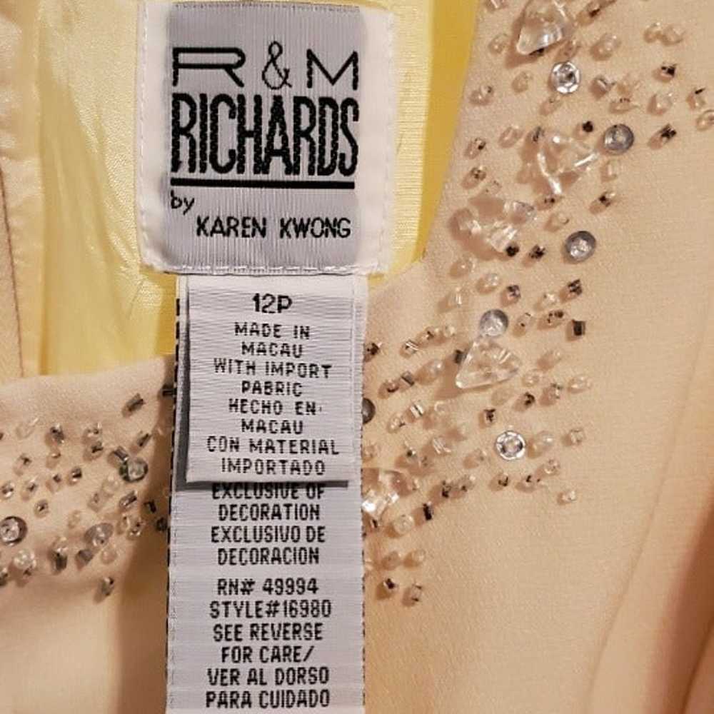 R&M Richards Yellow/Gold Dress w/ Jacket - image 2