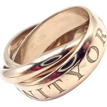 Authentic! Cartier Or Amour Et Trinity 18k White … - image 1