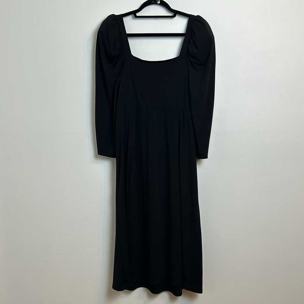 Eloquii Black Midi Dress - image 2