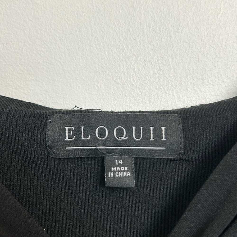 Eloquii Black Midi Dress - image 4